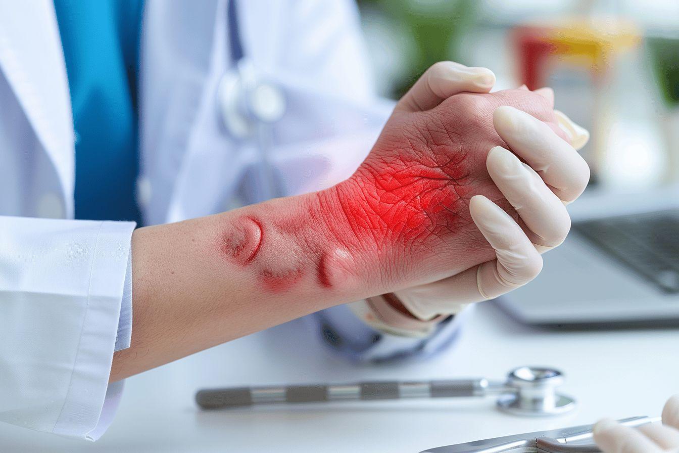 Poignet gonflé : causes, symptômes et traitements pour soulager la douleur